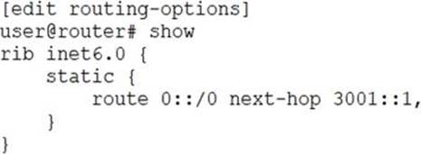 Certification JN0-104 Test Questions