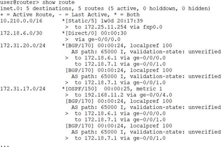 Passing JN0-104 Score Feedback