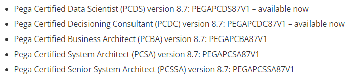 New Information About Pegasystems Certification Exams - Free Latest ...